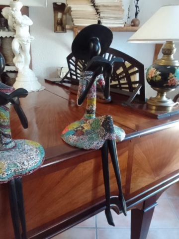 21 - Liseuse bois et perles de 40 à 100 € suivant les tailles
