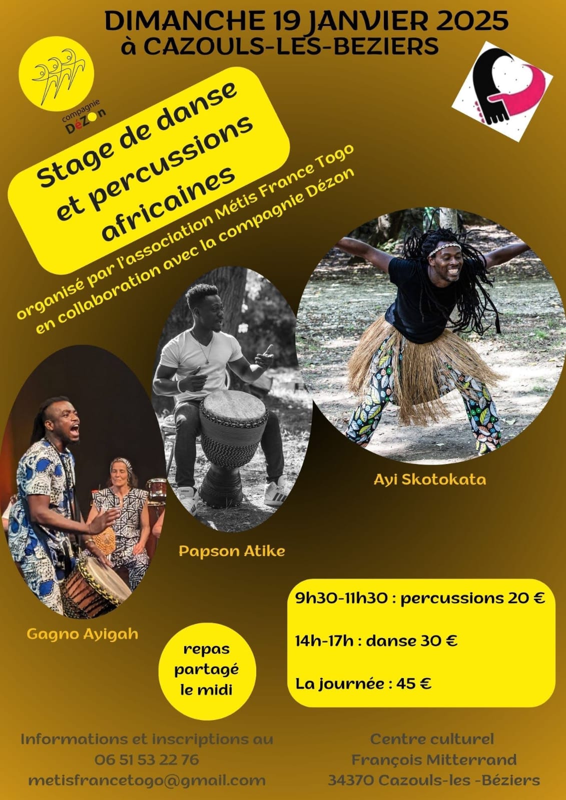 STAGE DE PERCUSSIONS AFRICAINES