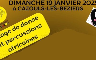 STAGE DE PERCUSSIONS AFRICAINES 19 JANVIER 2025